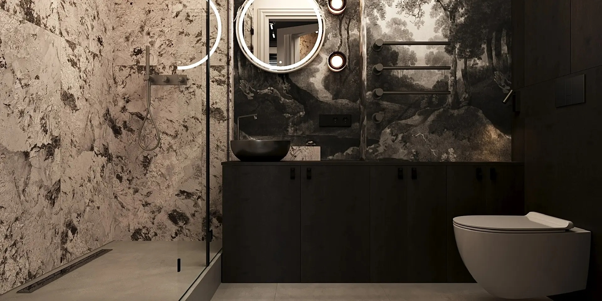 Оригинальный проект квартиры под сдачу