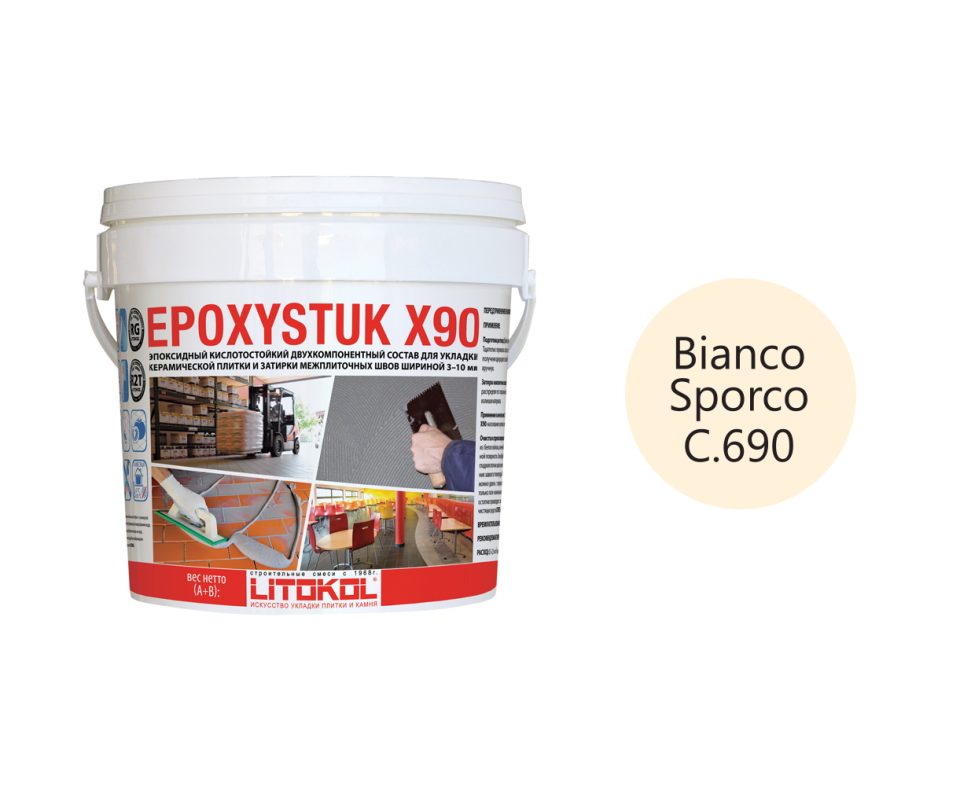 Купить EPOXYSTUK X90 C.690 BIANCO SPORCO 10kg bucket в Воронеже #2