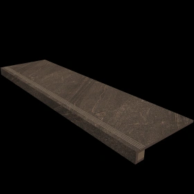 Купить Комплект (Ступень MA00 (33x120) непол. (прямоугол. бортик) с насечками + Подступенок (14,5x120)) в Красноярске_1
