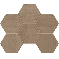 Купить Мозаика CW03 Гексагон 25x28,5 непол. в Воронеже