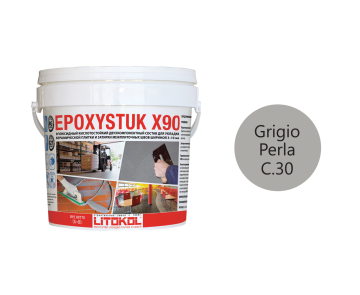 Купить EPOXYSTUK X90 C.30 GRIGIO PERLA 10kg bucket в Москве-2