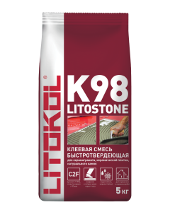 Купить Litostone К98-серая-клеевая смесь 5kg Al.bag в Воронеже #2