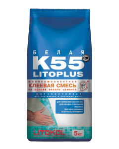 Купить LitoPlus K55-клеевая смесь 5kg Al.bag в Воронеже #2