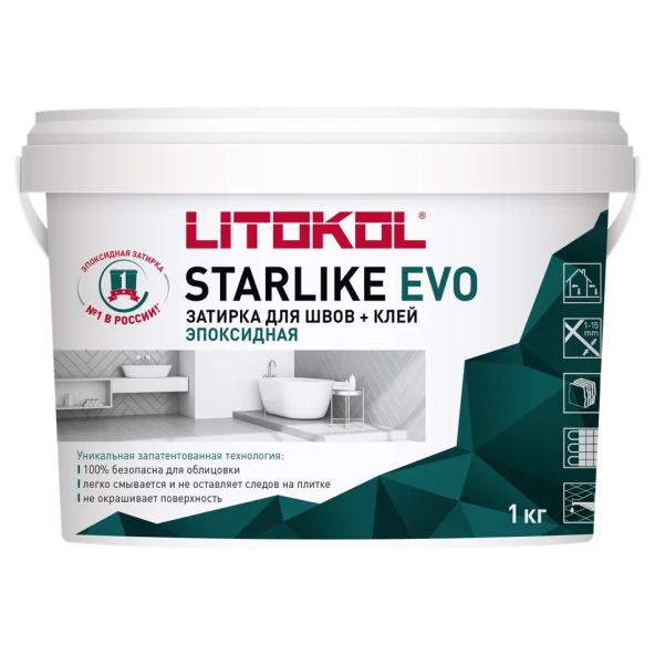 Купить STARLIKE EVO S.820 AZZURRO TAORMINA затир.смесь (1kg bucket) в Краснодаре-1