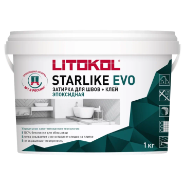 Купить STARLIKE EVO S.820 AZZURRO TAORMINA затир.смесь (1kg bucket) в Новосибирске