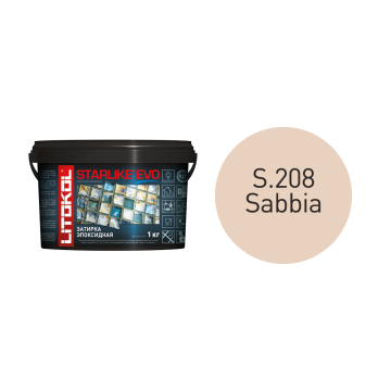 Купить STARLIKE EVO S.208 SABBIA затир.смесь (1kg bucket) в Белгороде