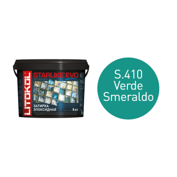 Купить STARLIKE EVO S.410 VERDE SMERALDO затир.смесь (5kg bucket) в Москве