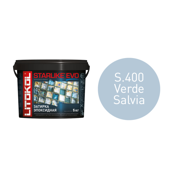 Купить STARLIKE EVO S.400 VERDE SALVIA затир.смесь (5kg bucket) в Краснодаре-1