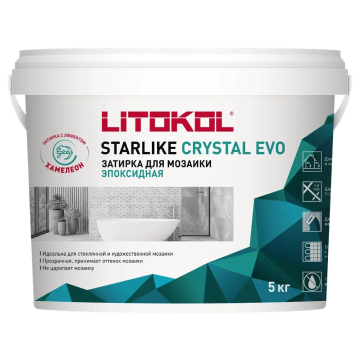 Купить STARLIKE EVO S.202 NATURALE эпоксидный состав для укладки и затирки мозаики и керамической плитки 5kg bucket в Санкт-Петербурге