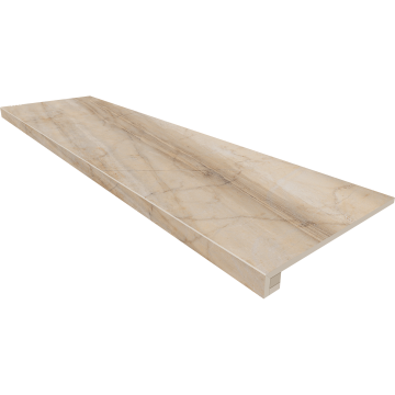 Купить Комплект (Ступень BR01 (33x120x9) непол. (прямоугол. бортик) без насечек + Подступенок (14,5x120x9)) в Воронеже