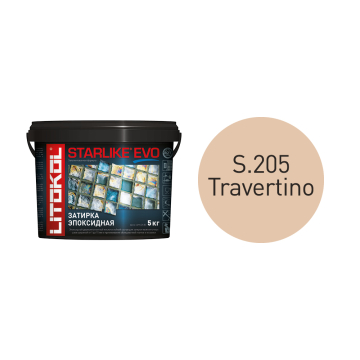 Купить STARLIKE EVO S.205 TRAVERTINO затир.смесь (5kg bucket) в Москве