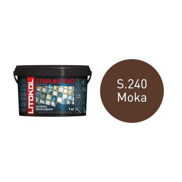 Купить STARLIKE EVO S.240 MOKA эпоксидный состав 1,0 kg bucket в Москве