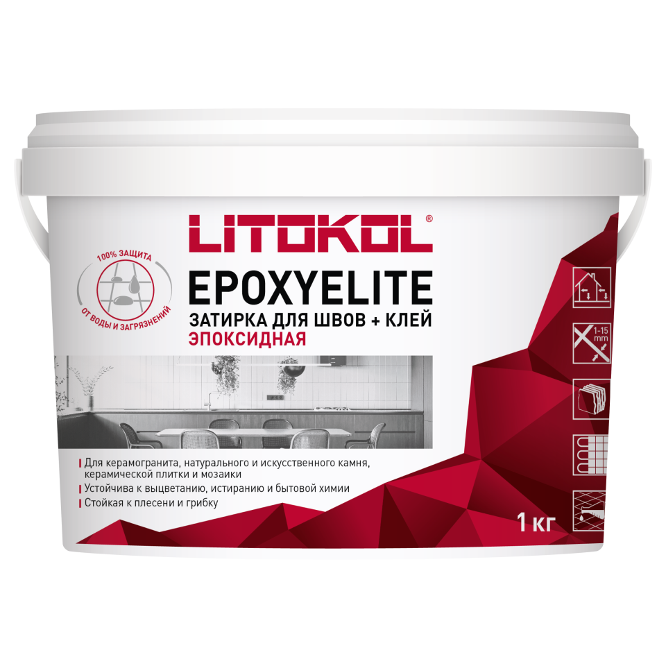 Купить EpoxyElite E.04 ПЛАТИНА затир. смесь 1,0 kg bucket в Воронеже #3