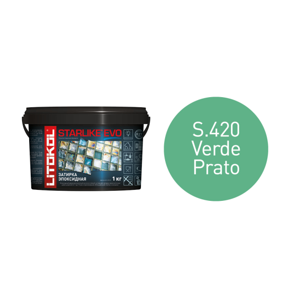 Купить STARLIKE EVO S.420 VERDE PRATO затир.смесь (1kg bucket) в Санкт-Петербурге-1