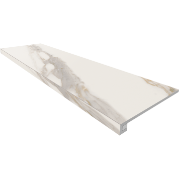 Купить Комплект (Ступень RM01 (33x120x9) непол. (прямоугол. бортик) без насечек + Подступенок (14,5x120x9)) в Воронеже