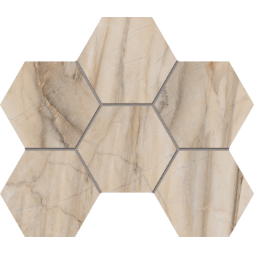 Купить Мозаика BR01 Гексагон 25x28,5x9 непол. в Воронеже