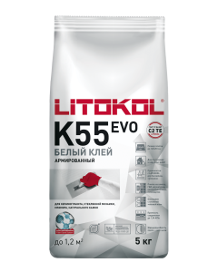 Купить LitoPlus K55-клеевая смесь 5kg Al.bag в Воронеже