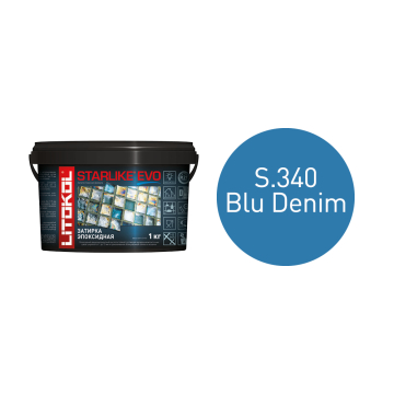 Купить STARLIKE EVO S.340 BLU DENIM затир.смесь (1kg bucket) в Москве