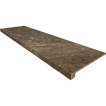 Купить Комплект (Ступень BR04 (33x120x9) непол. (прямоугол. бортик) без насечек + Подступенок (14,5x120x9)) в Воронеже