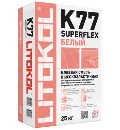 Купить SuperFlex K77 белый-клеевая смесь 25kg bag в Воронеже #2