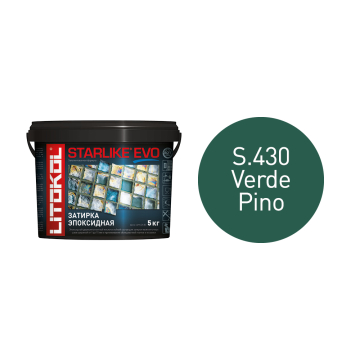Купить STARLIKE EVO S.430 VERDE PINO затир.смесь (5kg bucket) в Москве