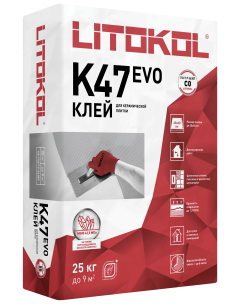 Купить LitoKol K47 серый-клеевая смесь 25kg bag в Воронеже