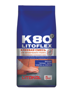 Купить LitoFlex K80-клеевая смесь 5kg Al.bag в Воронеже #2