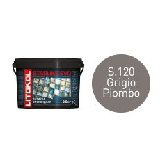 Купить STARLIKE EVO S.120 GRIGIO PIOMBO затир.смесь (2,5kg bucket) в Воронеже #2