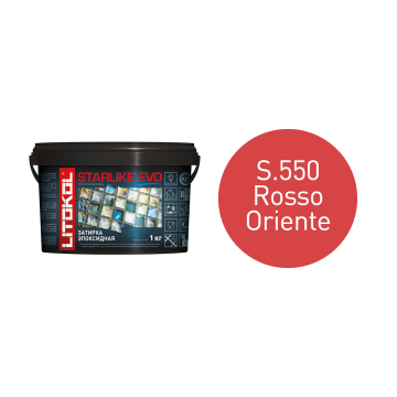 Купить STARLIKE EVO S.550 ROSSO ORIENTE затир.смесь (1kg bucket) в Екатеринбурге