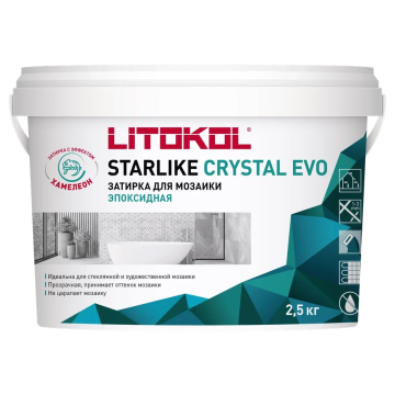Купить STARLIKE EVO S.700 CRYSTAL затир.смесь (2,5 kg bucket) в Санкт-Петербурге