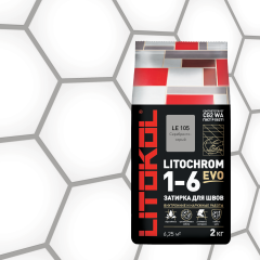 Купить LITOCHROM 1-6 EVO LE 105 серебристо-серый 2kg Al.bag в Воронеже