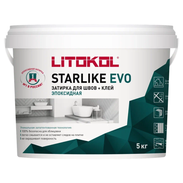 Купить STARLIKE EVO S.830 ROSA KYOTO затир.смесь (5kg bucket) в Москве-1