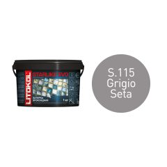 Купить STARLIKE EVO S.115 GRIGIO SETA затир.смесь (1kg bucket) в Воронеже #2