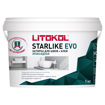 STARLIKE EVO S.130 GRIGIO ARDESIA затир.смесь (1kg bucket)