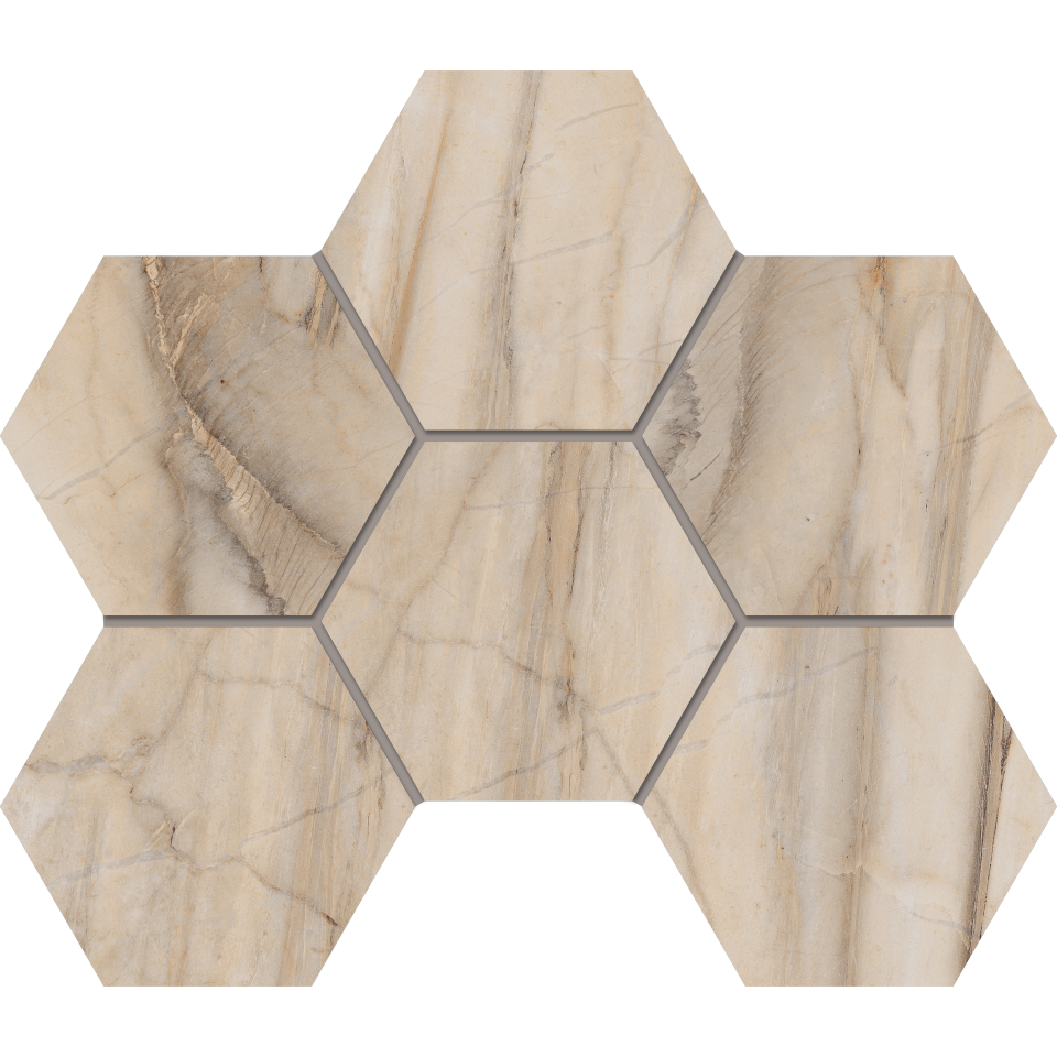 Купить Мозаика BR01 Гексагон 25x28,5 полир. в Воронеже