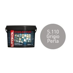Купить STARLIKE EVO S.110 GRIGIO PERLA затир.смесь (2,5kg bucket) в Воронеже #2