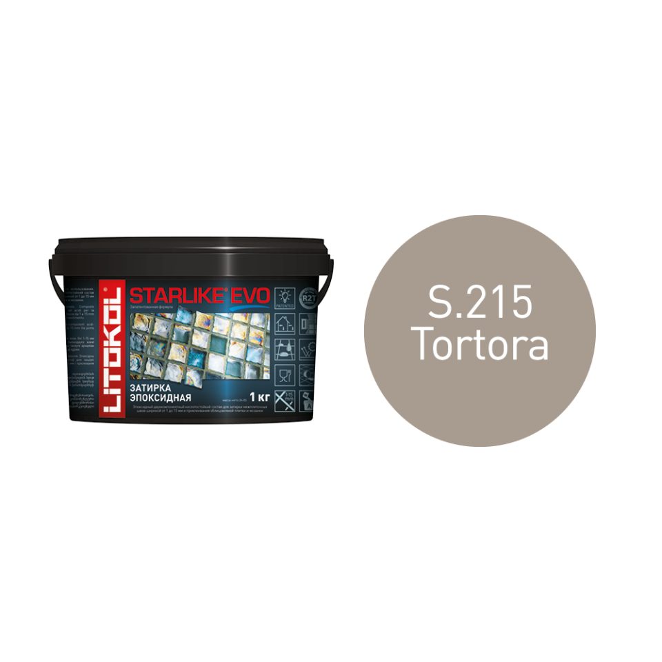 Купить STARLIKE EVO S.215 TORTORA затир.смесь (1kg bucket) в Воронеже