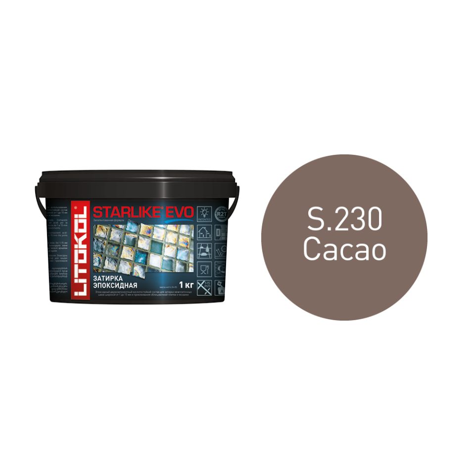 Купить STARLIKE EVO S.230 CACAO затир.смесь (1kg bucket) в Воронеже