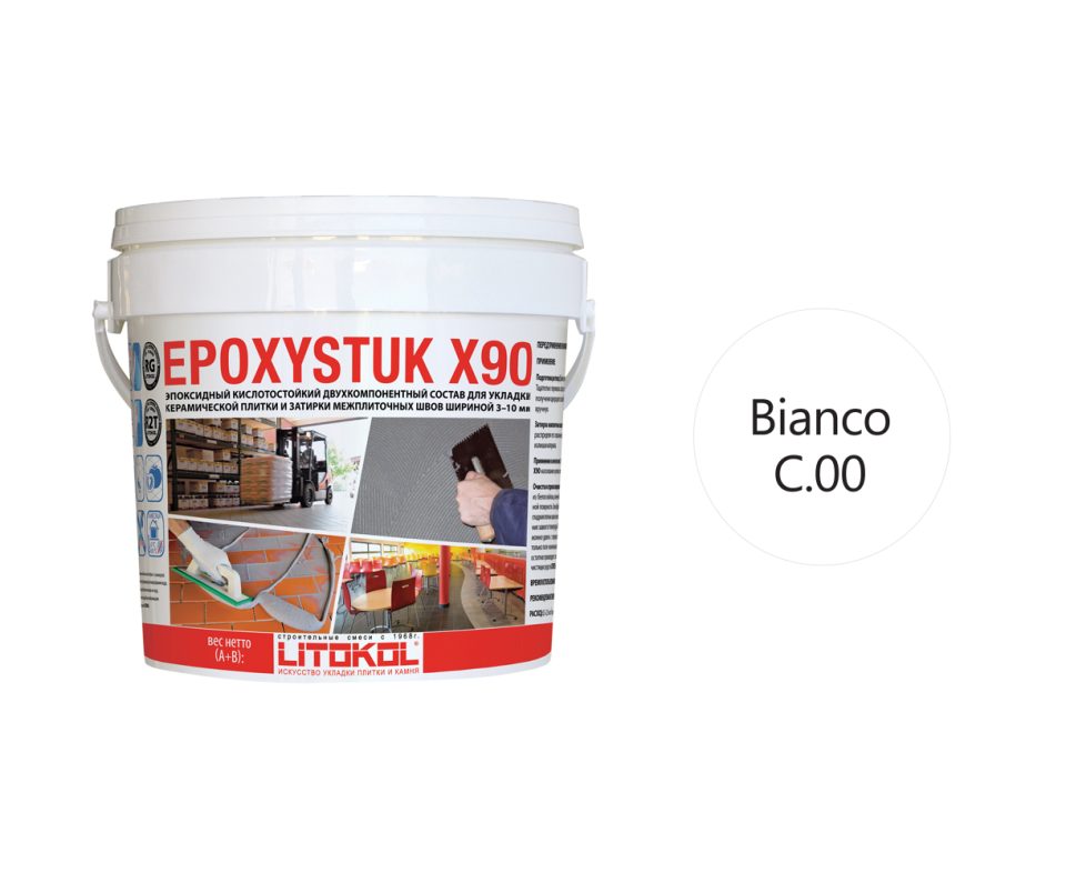 Купить EPOXYSTUK X90 C.00 BIANCO 10kg bucket в Воронеже #2