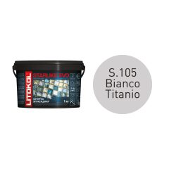 Купить STARLIKE EVO S.105 BIANCO TITANIO затир.смесь (1kg bucket) в Воронеже #2
